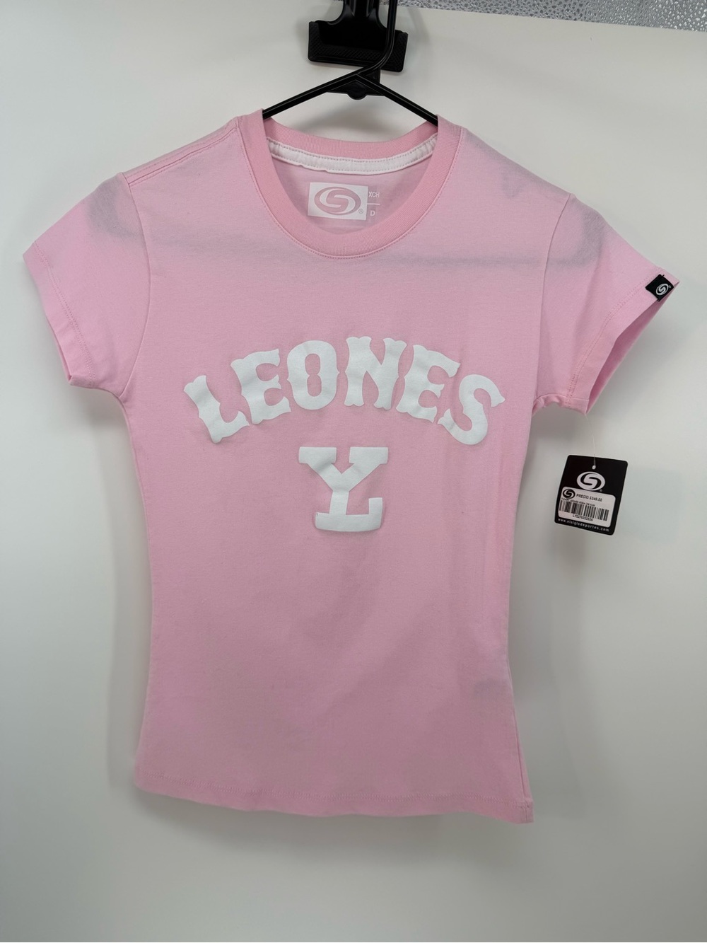 STARTER Pink Graphic Tee with White Lettering
